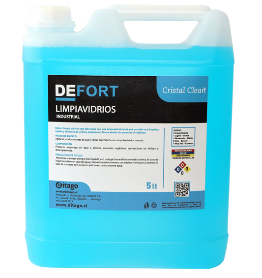 Limpia Vidrios 5L DEFORT